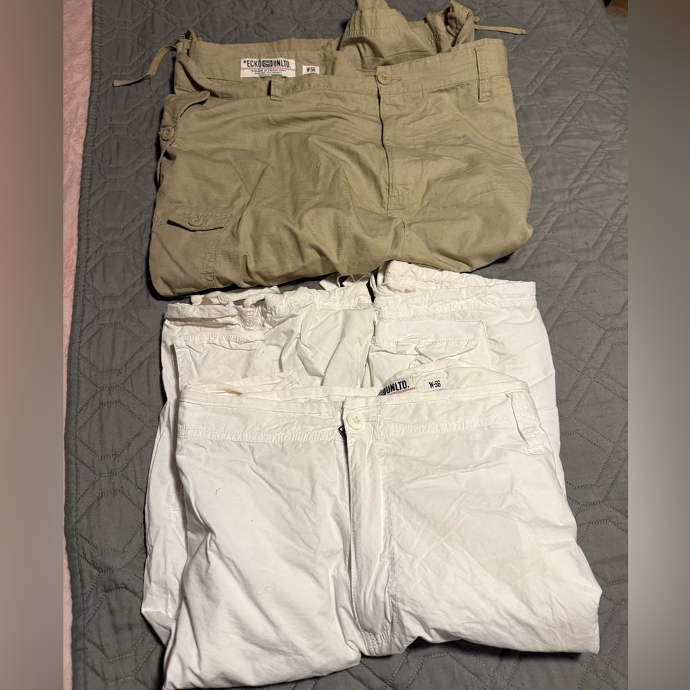 Ecko Unlimited White Casual Pants